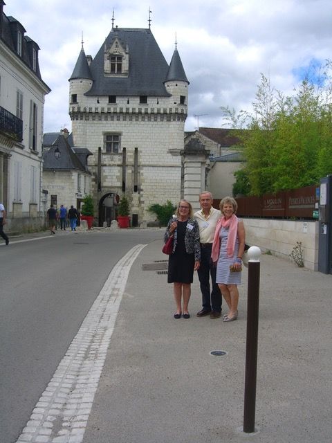 Rotarians sightseeing in Loches